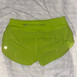 Green LuLuLemon shorts